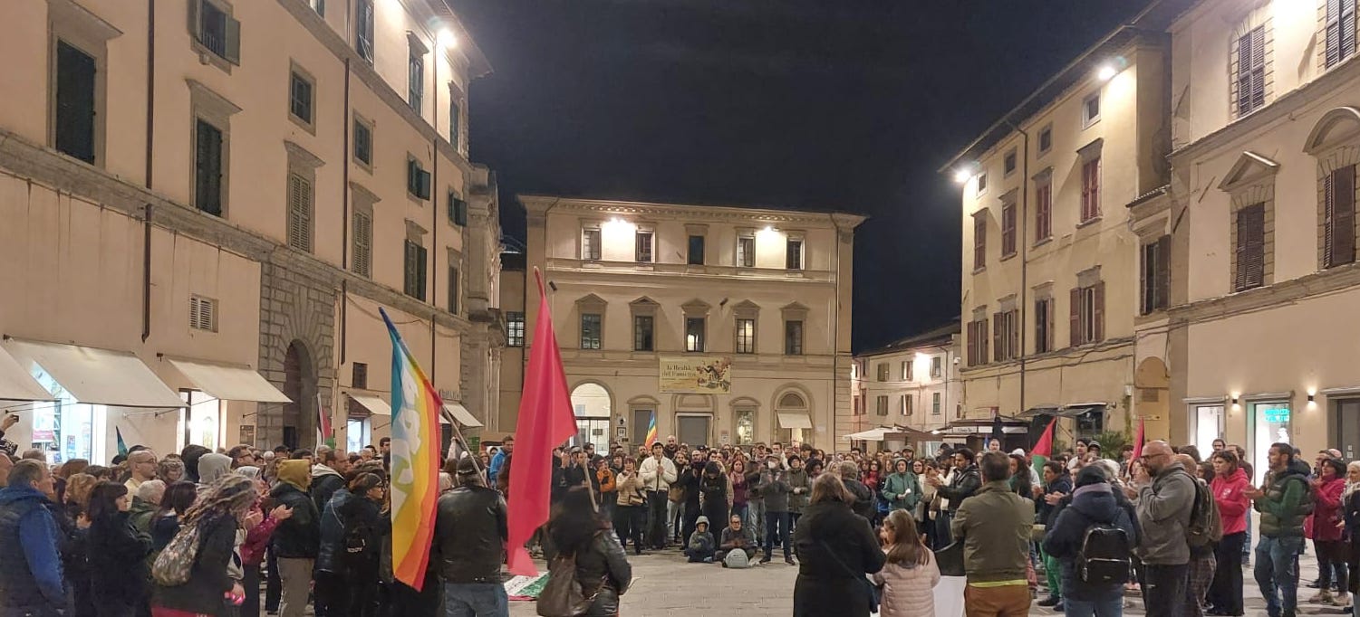 Gaza, in Altotevere si estende la mobilitazione: “Continuiamo a lottare per ciò che è giusto” 1 Gaza, in Altotevere si estende la mobilitazione: “Continuiamo a lottare per ciò che è giusto” - Attualità | TTV.it