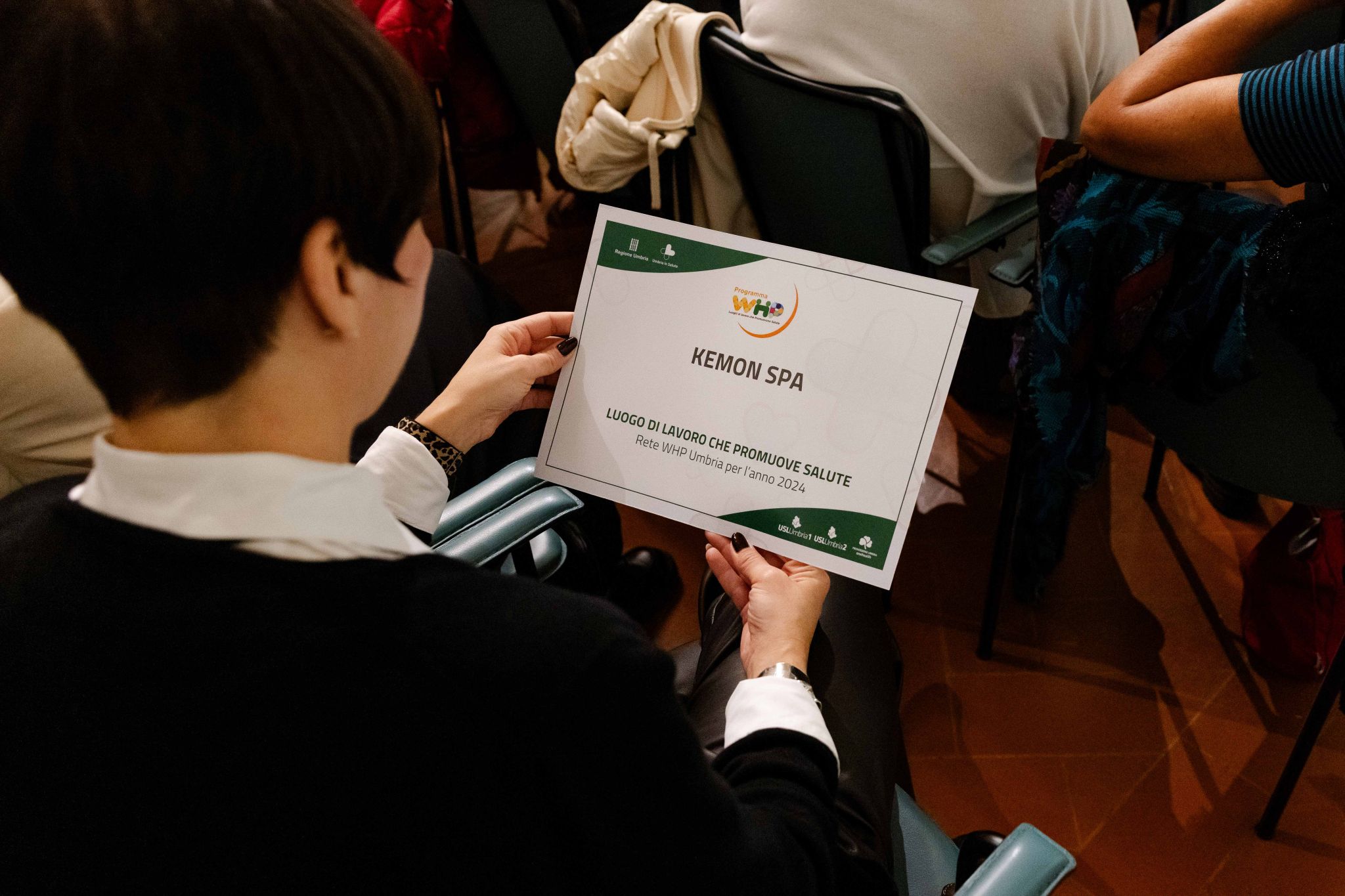 Kemon premiata dalla Regione Umbria come “Azienda che promuove salute nel luogo di lavoro” - Economia e lavoro | TTV.it