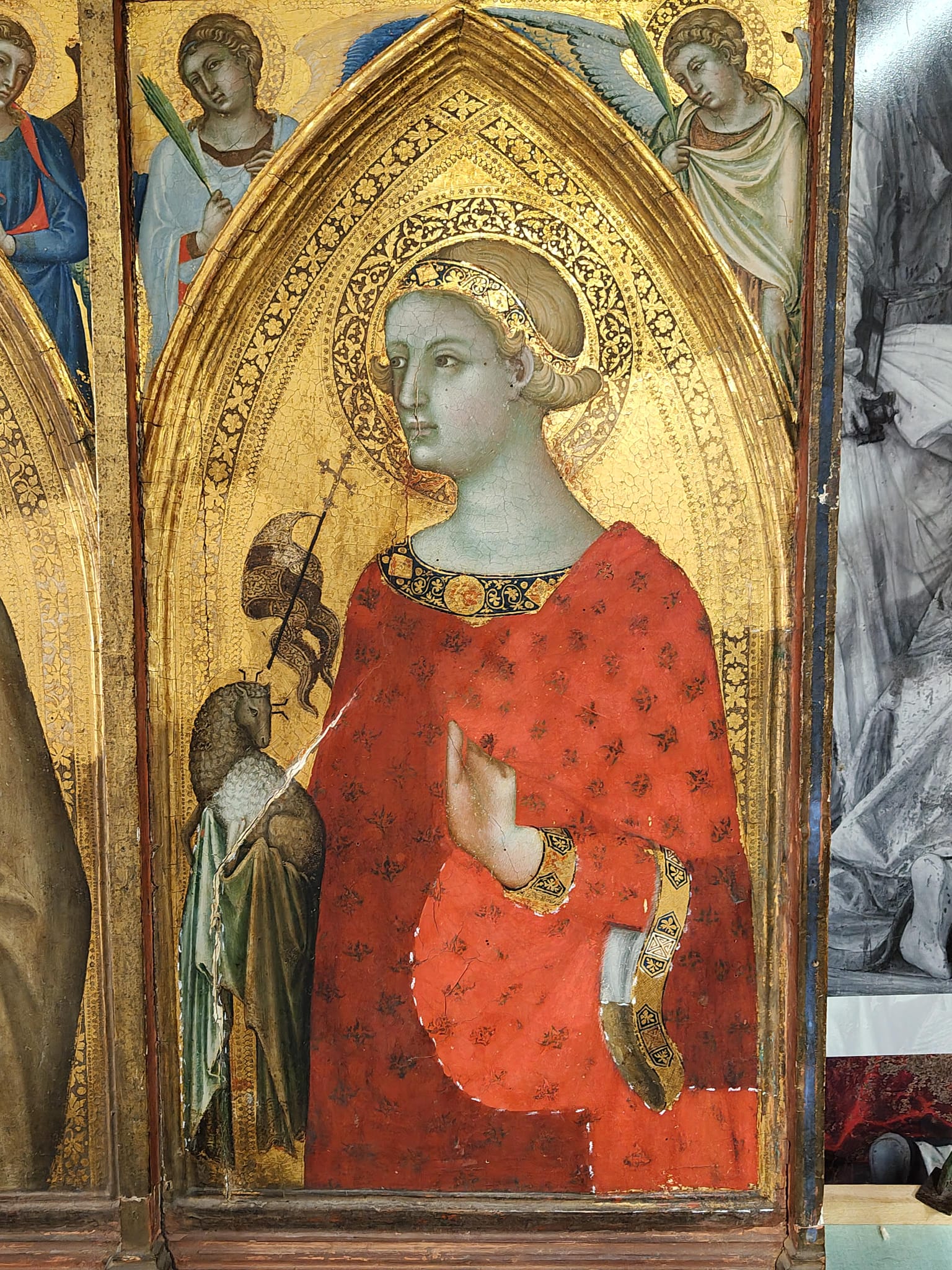 Polittico di Niccolò di Segna: come procede il restauro? 4 Polittico di Niccolò di Segna: come procede il restauro? - Cultura, Storia | TTV.it