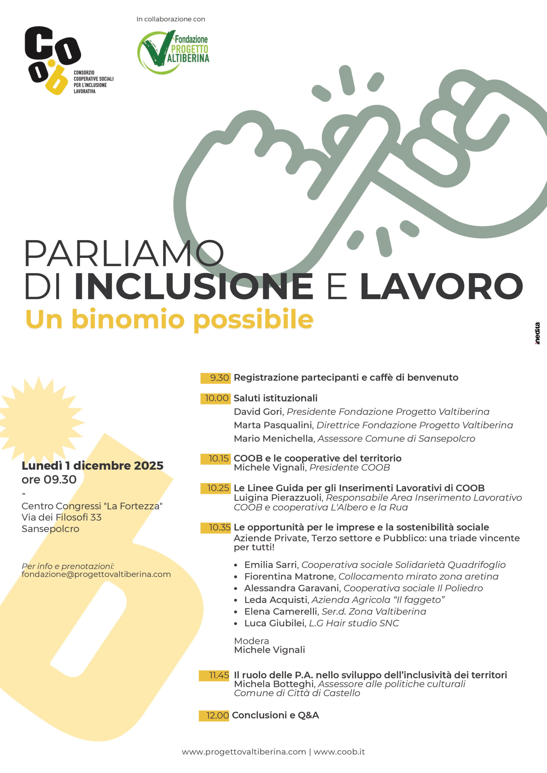 “Parliamo di inclusione”: una mattinata di confronto su lavoro, cooperazione e sviluppo sociale - Economia e lavoro, Sociale | TTV.it