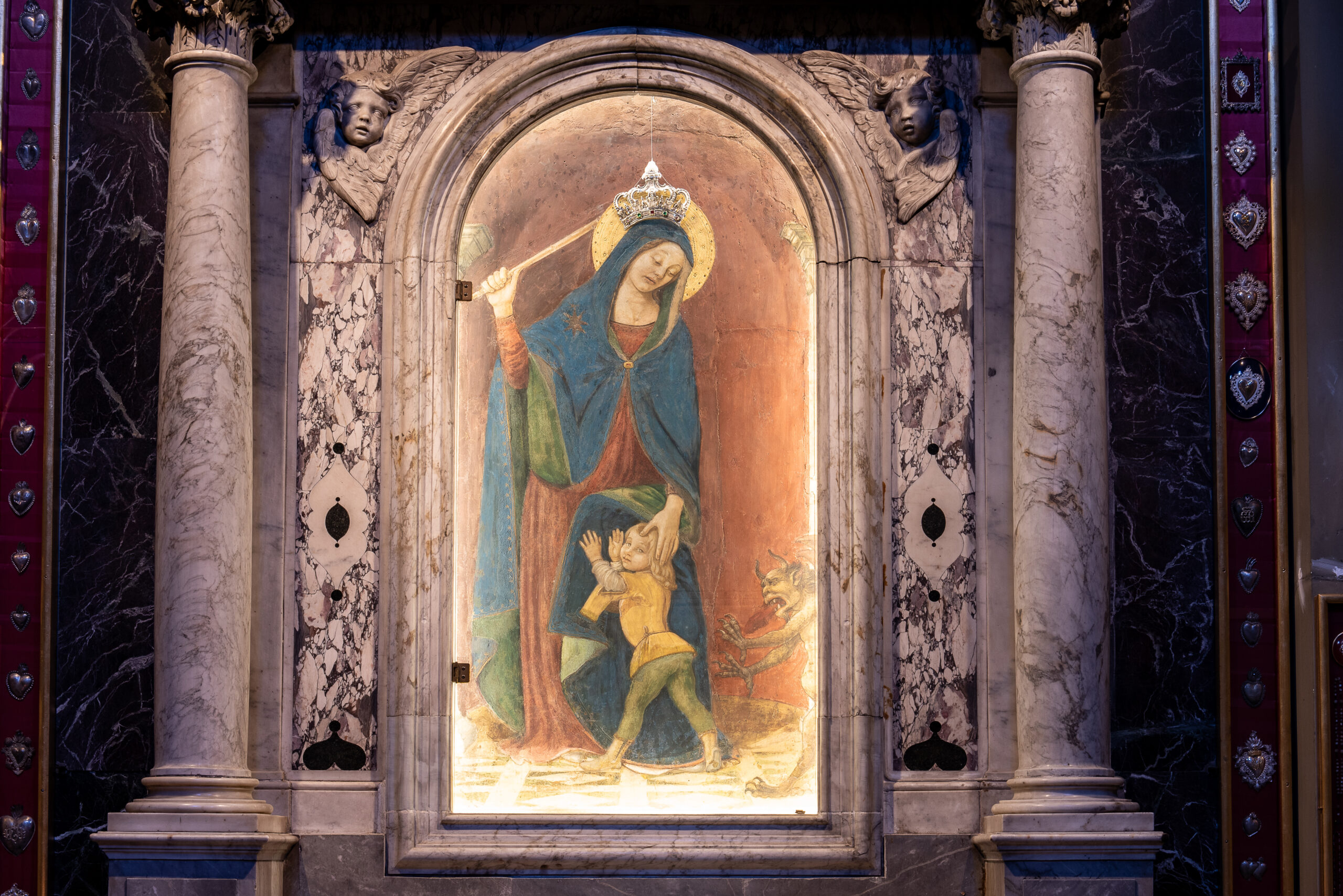 Sansepolcro, Anghiari e le raffigurazioni pittoriche della Madonna del Soccorso 1 Sansepolcro, Anghiari e le raffigurazioni pittoriche della Madonna del Soccorso - Cultura, Storia | TTV.it