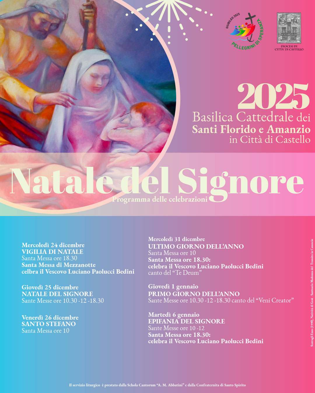 Natale e fine anno giubilare, le celebrazioni in Alta Valle del Tevere 1 Natale e fine anno giubilare, le celebrazioni in Alta Valle del Tevere - Attualità | TTV.it
