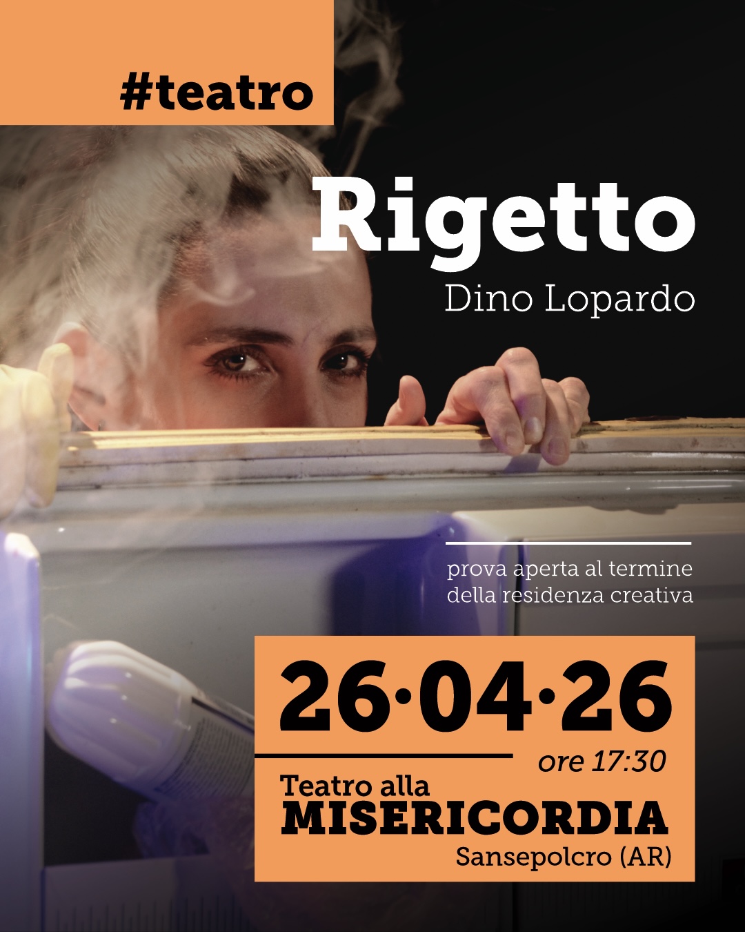 “Rigetto”, al Teatro alla Misericordia la prova aperta del nuovo lavoro di Dino Lopardo 1 “Rigetto”, al Teatro alla Misericordia la prova aperta del nuovo lavoro di Dino Lopardo - Cultura | TTV.it