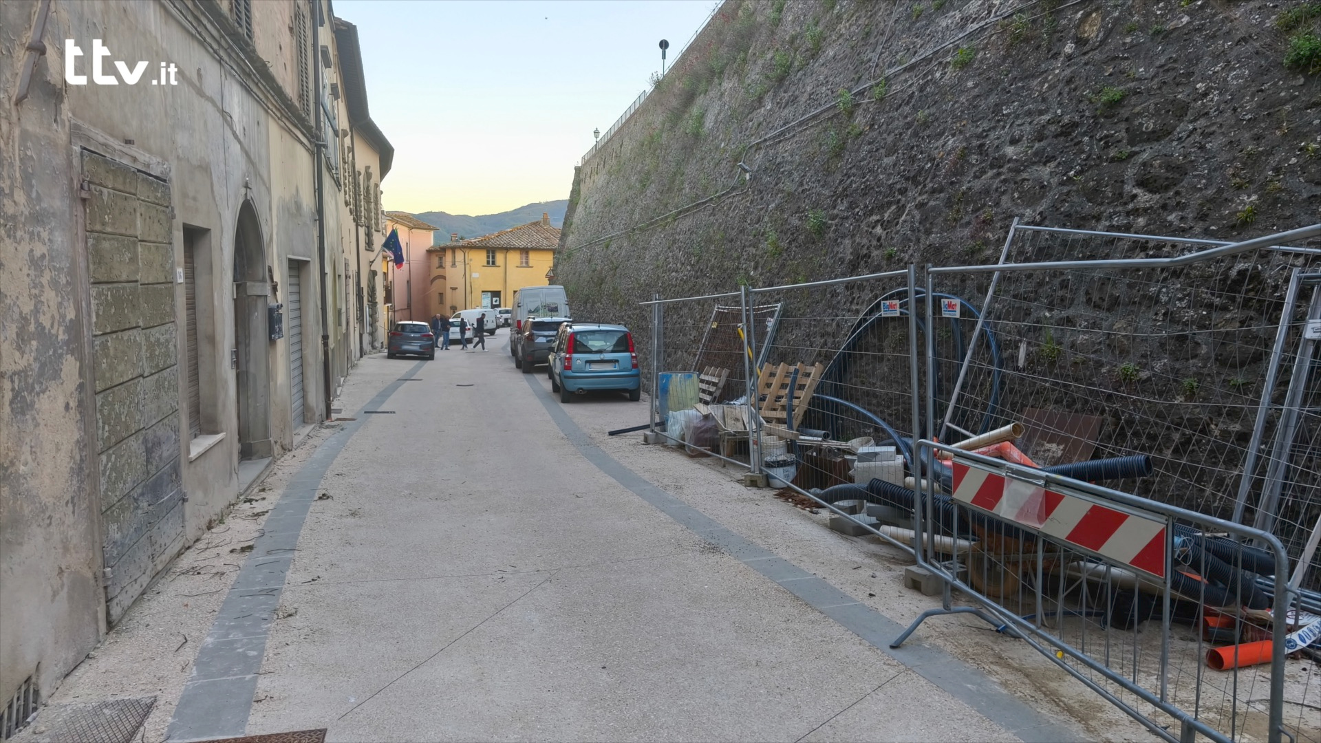 Il cantiere di via XX settembre