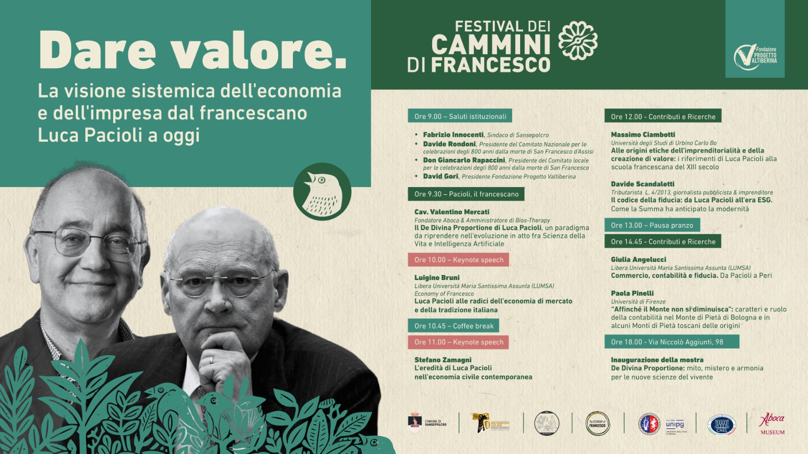 Economia e bene comune: a Sansepolcro una giornata di studi su Luca Pacioli 1 Economia e bene comune: a Sansepolcro una giornata di studi su Luca Pacioli - Festival dei Cammini di Francesco, Eventi | TTV.it