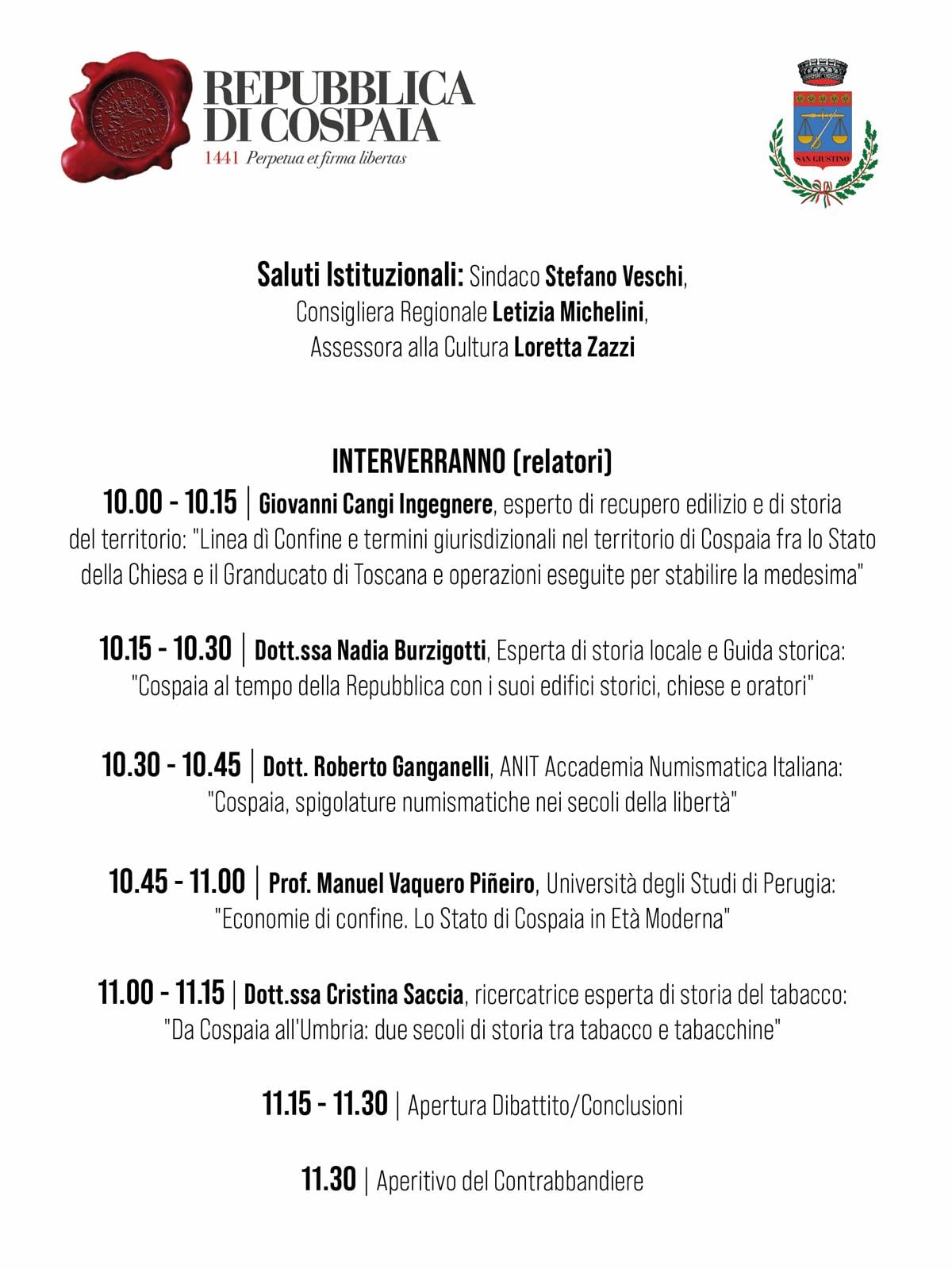 San Giustino celebra i duecento anni dalla fine della Repubblica di Cospaia - Cultura, Eventi | TTV.it