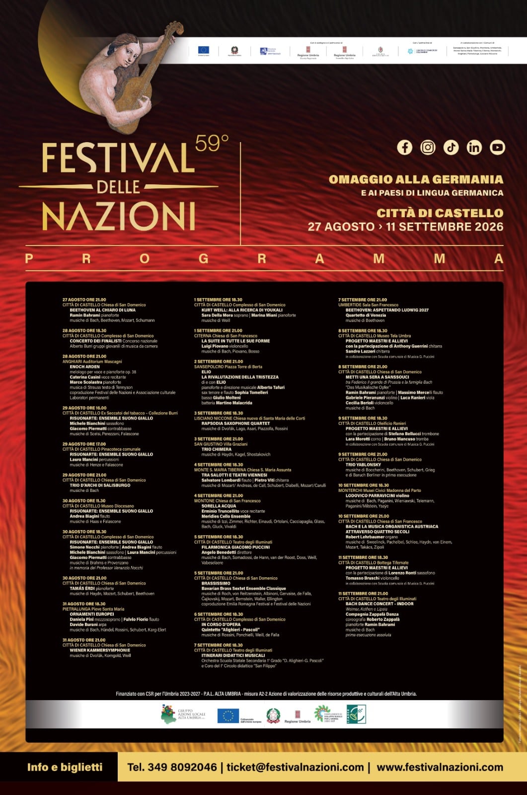 Festival delle Nazioni, la 59ª edizione nel segno della Germania 2 Festival delle Nazioni, la 59ª edizione nel segno della Germania - Cultura, Eventi | TTV.it
