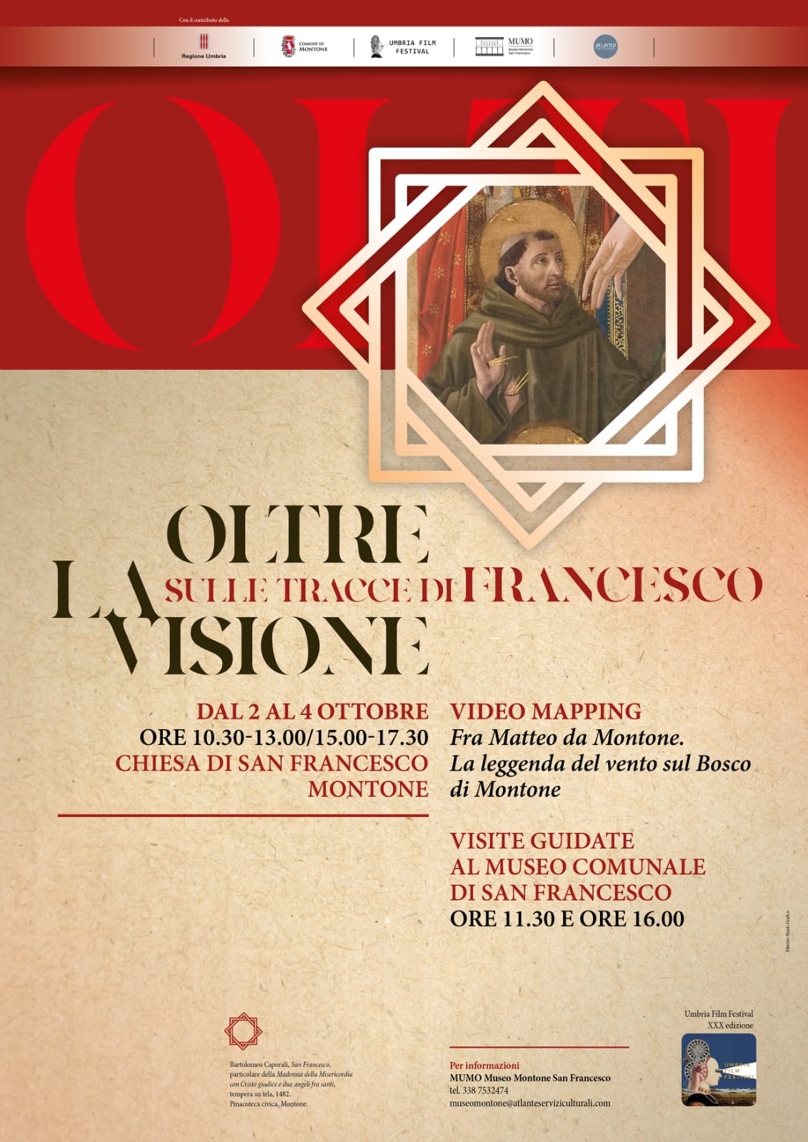 Montone, videomapping e visite guidate sulle tracce di San Francesco 1 Montone, videomapping e visite guidate sulle tracce di San Francesco - Cultura | TTV.it