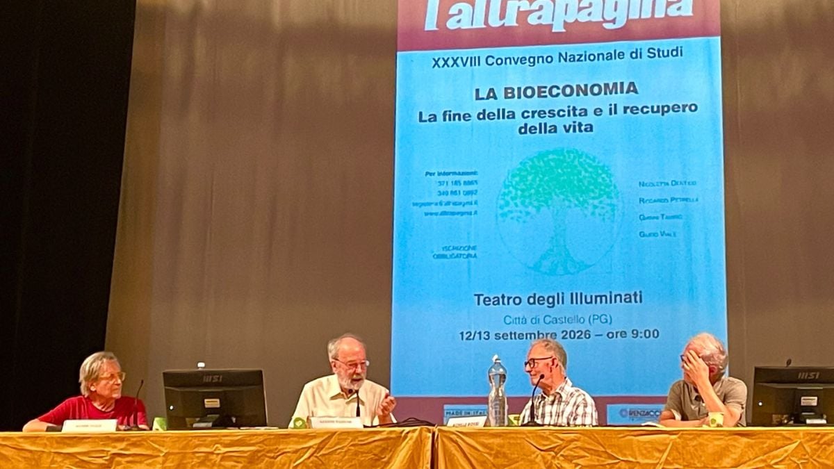 Bioeconomia e limiti della crescita, a Città di Castello il convegno de "l'altrapagina" 1 Bioeconomia e limiti della crescita, a Città di Castello il convegno de "l'altrapagina" - Cultura, Ambiente, Economia e lavoro | TTV.it