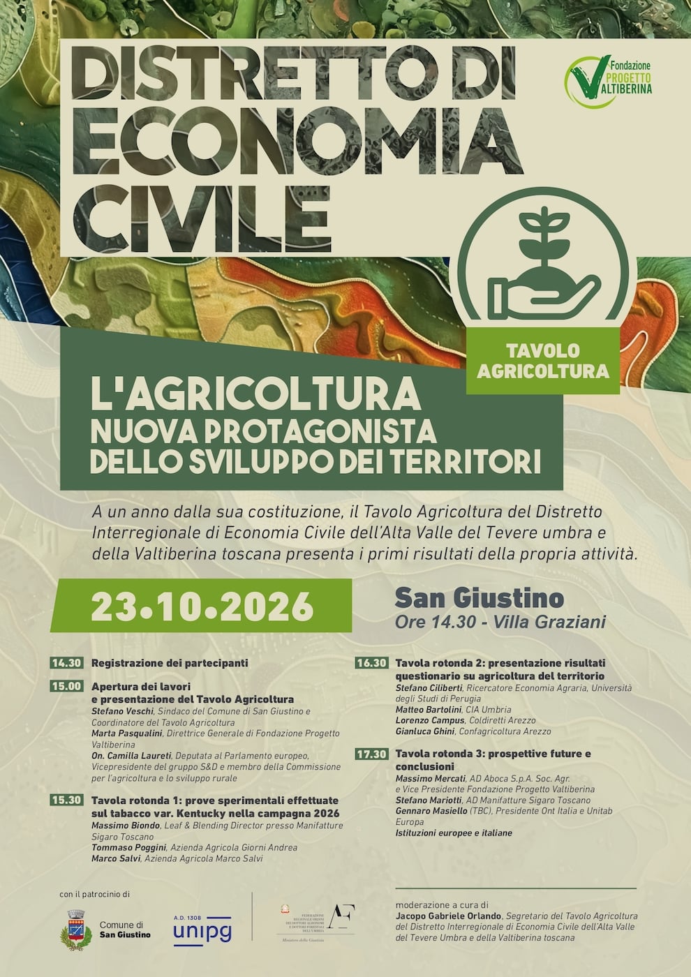 Il futuro dell’agricoltura tra Europa e Valtiberina: confronto a San Giustino - Economia e lavoro, Ambiente | TTV.it